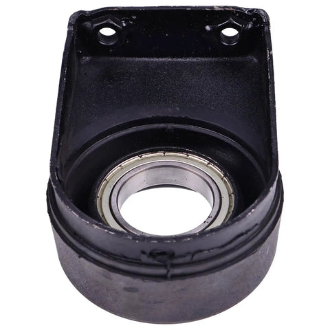 Heavy Duty Center Driveshaft Support Carrier Bearing Direct Bolt On Replacement For Buick Cadillac 1961 To 1970, detailed view, black metal housing.