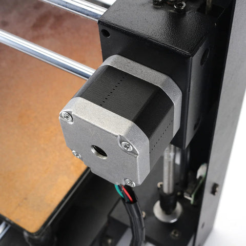 Nema 17 drop-in stepper motor installed on a CNC machine, ideal for Anycubi Mega XY and Vyper Y axis replacements.