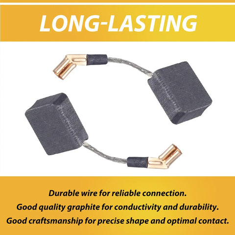 20 Pack Replacement Carbon Brushes N257540 Heavy Duty Motor Commutator Set precise fit with durable wire and quality graphite.