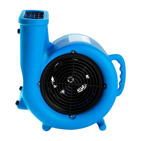 Powerful One Third HP Air Mover Blower With 2000 CFM and 3 Speed in blue with dual GFCI outlets and a 25ft power cord for quick carpet drying
