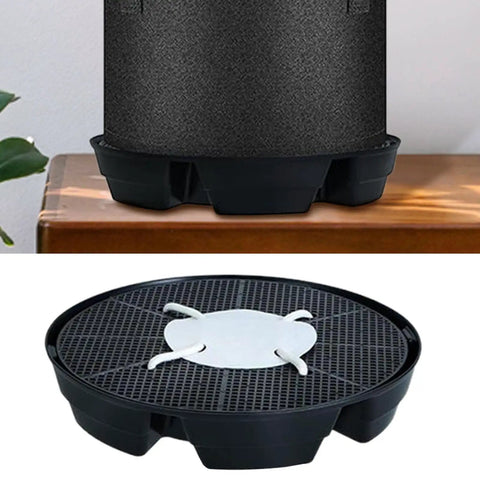 Automatic Irrigation Planter Base Pro Grade With Self Watering Pot Tray System for indoor and outdoor use shown empty