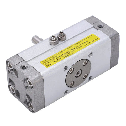 Aluminum Alloy Pneumatic Rotary Actuator With Rack Pinion Pendular Design Double Sealing Rack Type Swing Air Cylinder Built Tough For Industrial Automation Easy Install Replacement Long Lasting CDRA1BS32-180