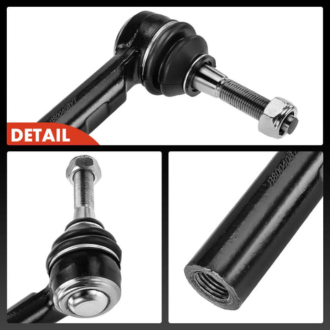 Direct Fit Front Outer Tie Rod End Replacement For Chrysler 200 2011 2014 Sebring 2007 2010 Avenger 2008 2014 Caliber 2007 2012 Journey 2009 2018 Jeep Compass 2007 2017 Patriot 2007 2017 Left And Right Front Suspension Tie Rod End Heavy Duty close-up