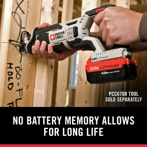 Heavy Duty 20V Max Lithium Ion Battery 4 0 Ah Two Pack in use on jobsite, fits cordless tools for seamless performance.