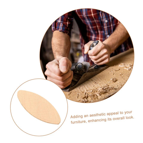 100 Pack Hella Strong Beech Wood Joiner Biscuits For Heavy Duty Woodworking and Furniture Assembly, shown in use during woodworking.