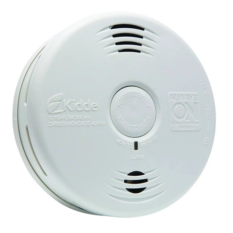 2-In-1 Smoke And Carbon Monoxide Detector With 10-Year Battery And Voice Alerts, 85 Decibel Alarm, photoelectric sensor