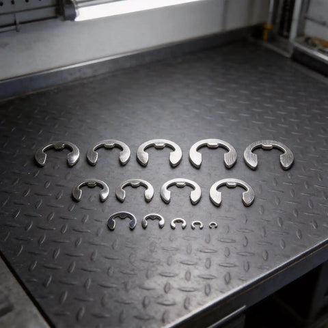 120 Piece External Retaining Rings Kit For Mechanical Projects, Durable Stainless Steel Snap Rings In A Variety Of Sizes From M5 To M10, Built For Tough Jobs, Quick Installations, And Snug, Reliable Fits. Stainless steel external retaining rings in multiple sizes