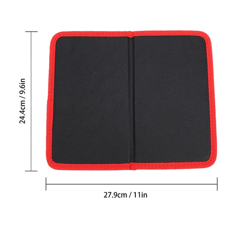 Magnetic Tool Mat With 40 Lb Holding Power Flexible Foldable Parts Tray PVC Coated For Auto Repair Shop Garage Organization 9.6x11 Inch Keeps Screws Bolts And Tools From Slipping, 11 x 9.6 in