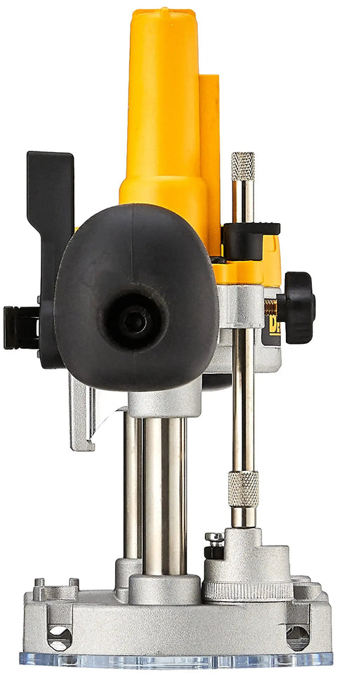 Front view of Plunge Base For Compact Router With Steel Rods For Ultra Smooth Plunge Stroke And Precise Depth Control DNP612