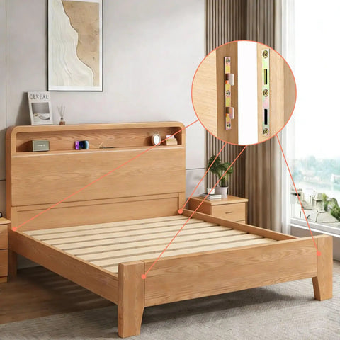 Heavy Duty Bed Rail Fasteners Five Inch Mortise Bracket Set Of Four Wood Bed Frames Solid Zinc Coated Steel Hardware with visible connection details.