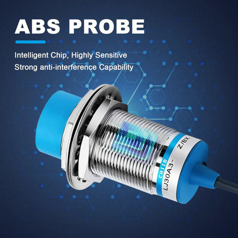 M30 Thread Capacitive Proximity Sensor Switch With Shielded Housing NPN Normally Closed DC Type LED Indicator