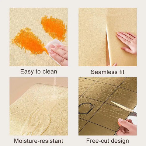 Level Up Your Walls With Thermal Insulated Peel And Stick Wallpaper Self Adhesive Xpe Foam Panels For Heat Blocking Noise Dampening And Easy Decor That Truly Hits Different features easy cleaning, seamless fit, moisture resistance, and free-cut design.
