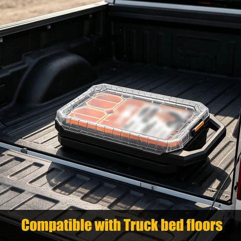 StackTech Compatible Mounting Plate For Compact Tool Box in truck bed