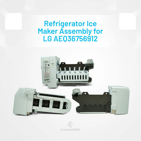 Game-Changing Refrigerator Ice Maker Assembly Kit Replacement For LG AEQ36756912 durable components