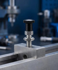 Rock Solid Spring Loaded Indexing Plunger With 4mm Pin and 2 Pcs Stainless Steel M6 Retractable Pin, detailed close-up view.