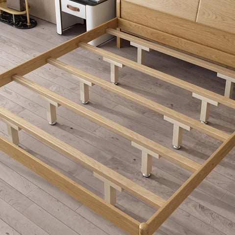 4 Pack Adjustable Wooden Bed Slat Support Legs with Height Adjustable Center Support for DIY Fur Bed Sturdy Wood Furniture Feet Replacement