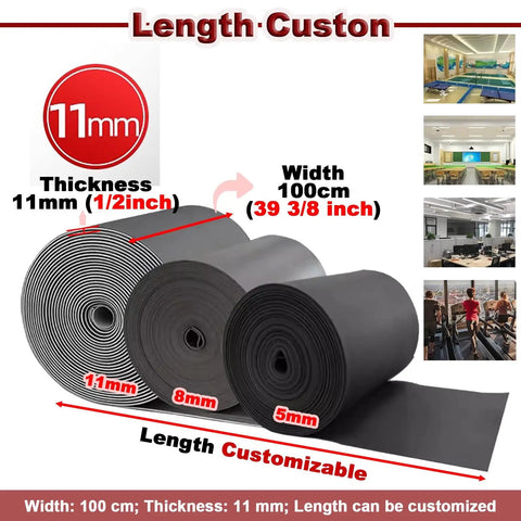 Rock Solid 11mm Acoustic Foam Mat Heavy Duty Sound Dampening Self Adhesive Floor Panel Anti Vibration Damping Mat 3 Rolls Display