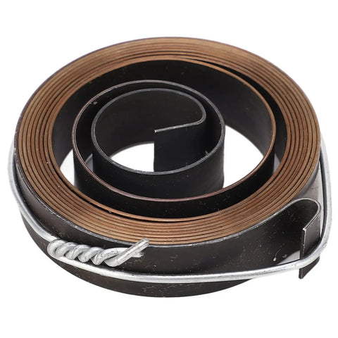 Must Have Drill Press Quill Return Spring Plating Kit For Bench Drills, Spring Steel, coiled design, close-up view