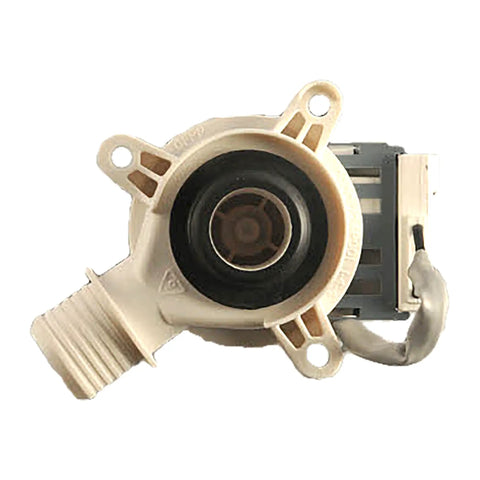 Washer Drain Pump Assembly OEM Replacement For Compatible Washers - Easy No Fuss Install, Efficient Water Removal During Drain Cycle, Durable, Keeps Laundry Moving, white plastic