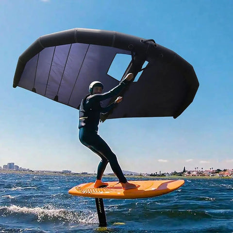 Inflatable Foil Wing Kite For Wind Wing Foiling 4m2 Ride Ready Surf Wing With Window Design Durable Polyester TPU Build Lightweight