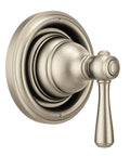 Kingsley Transfer Valve Trim In Brushed Nickel Bronze For M-PACT Systems, Requires Valve 3372 Or 3375, side view detail