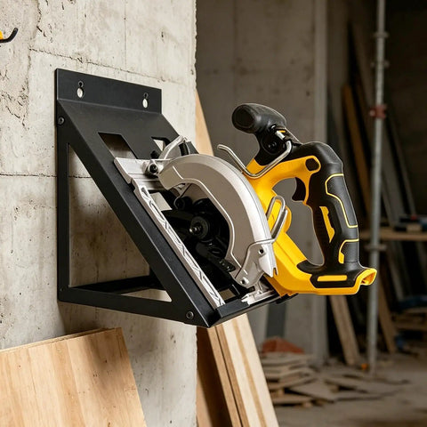 Heavy Duty Circular Saw Hanger Wall Mount Go To Garage Workshop And Home Tool Organization Durable Tool Rack For Sheds Basements Apartments And Workbenches