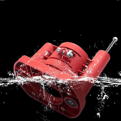 Heavy Duty Router Lift Kit With Smooth Turning Crank Handle And Rust Resistant Aluminum Base Plate for precision woodworking in splash effect.