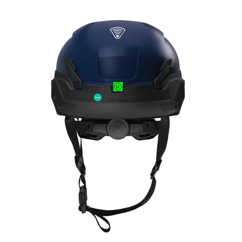 Non Vented Safety Helmet SHK One Type Two Class E Blue Large XL 58 To 63 Cm with Koroyd Ultralight Breathable Energy Absorbing Material