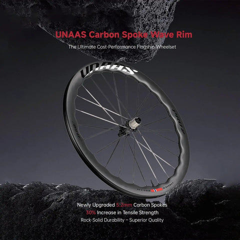 Ultralight Carbon Fiber Wheelset For 700C Road Bikes With Disc Brakes Tubeless Ready 50mm Depth 1460g Carbon Spokes Ceramic Bearings