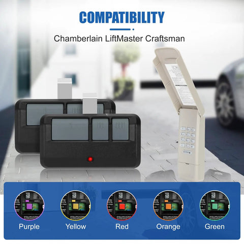 Universal Wireless Garage Door Keypad Compatible With 893Max 877Max 878Max 971LM 893LM 373LM 877LM For LiftMaster