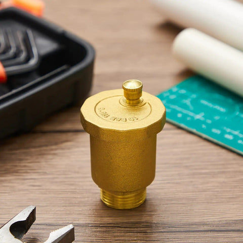 Single brass unit from Value Packed Four Pack Brass Automatic Float Valve Three Quarter Inch Male NPT Thread Air Release Bleeder Vent Valve
