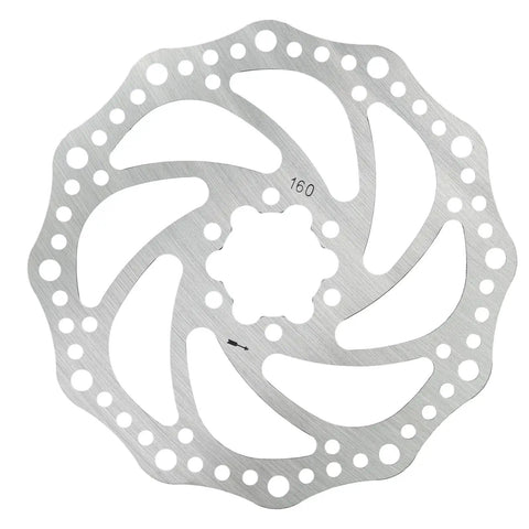 Heavy Duty Mechanical Disc Brake Kit For Mountain Bikes Packed With Bulletproof Wire Control Front Rear 160 Mm Rotors And Alloy Calipers That Lock It Up On Every Single Curve. 160 mm stainless steel rotor with ventilation holes.
