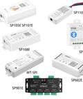 Controllers and components for Waterproof 500 Pack WS2811 12mm Digital Addressable LED Pixel Strings RGB Full Color Lights DC12V IP68.