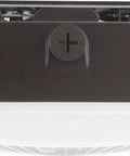 Side view of CNY LED P2 Canopy Light 50K MVOLT DDB M2, 5000K Daylight in dark bronze with quick mount brackets