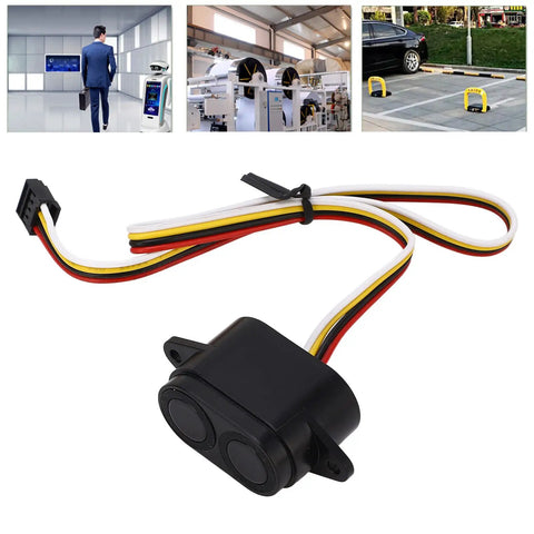 Rock Solid IP67 Waterproof Ultrasonic Distance Sensor Module With UART Output for Robot Obstacle Avoidance, front view