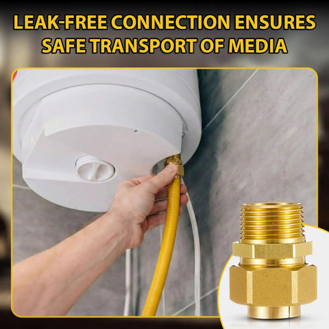 Installation of 16 Pack 1/2 Inch NPT Brass Pipe Fittings Kit With CSST Male Threads for appliance connection