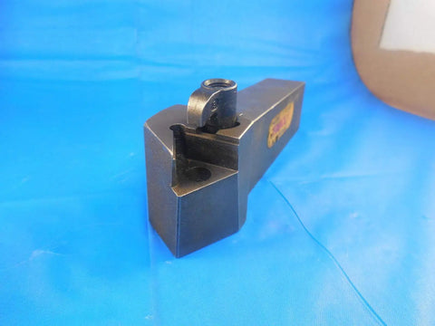 Right Lathe Tool Holder For CNC Machining MTTNR 85 4D One And A Quarter By One Inch Shank, Heavy Duty Precision Adapter For Turning Aluminum And Steel, Durable 4D Series Tooling, Shop Grade Ready For Lathes, black metal holder