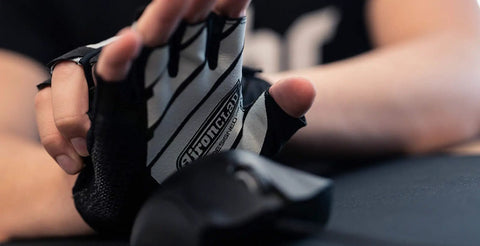 Pro Grade MIBR PC Gaming Gloves With Precision Fit And Fast Grip, half finger design, ceramic slider, silicone palm, Size M