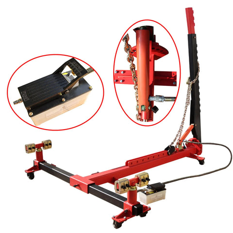 10 Ton Hydraulic Auto Frame Straightener And Car Body Repair Puller For Frame Alignment, 5000 PSI Power with adjustable clamps