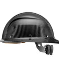 Dax Carbon Fiber Full Brim Hard Hat With Reinforced Shell All Day Comfort Built Tough Expanded Protection Black Safety Gear