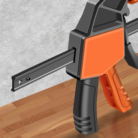 Heavy Duty Woodworking Bar Clamps With Quick Release, Steel Construction, No Screwdriver Needed, Effortless Clamp Adjustments