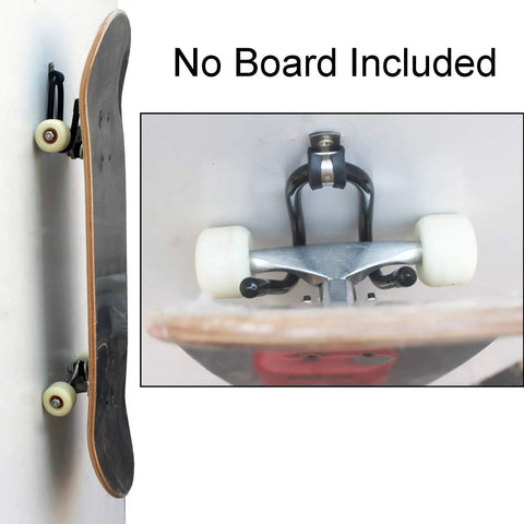 Four Pack Adjustable Skateboard Wall Mount Racks With Hardware Holds Four Boards Vertically For Dope Wall Display And Organization