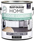 Interior Floor Coating System Step 1 Deep Tint Base One Gallon can with label highlighting easy 2-step process and surfaces used on.