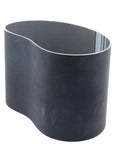 Beefy 7 Rib Timing Conveyor Belt 373mm for Industrial Use Heavy Duty 6PJ Series, coiled view, textured black surface