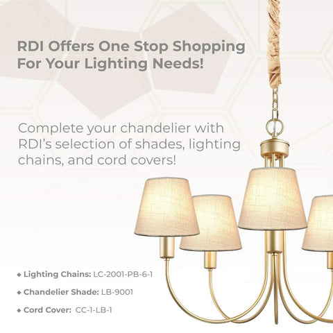 Chandelier with three faux leather shades and whipstitch trim, medium brown, soft diffused light, double flame clip fitter.
