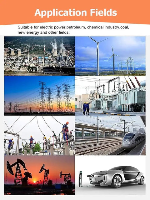 Various industries using Workhorse Telescoping High Voltage Rescue Hook Kit For Substations, Insulated Fiberglass Extendable Pole.