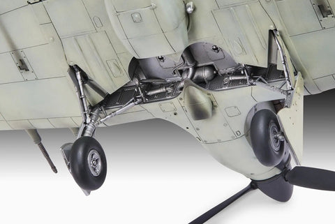 Hawker Sea Hurricane Mk IIC 1:32 Scale Unbuilt Unpainted Plastic Model Kit landing gear view