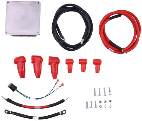 Badass Motor Controller Kit Replacement Compatible With Genie Scissor Lifts Gs1530 Gs1532 Gs2032 Gs1930 Gs1932 Gs2632 Gs2046 Gs2646 Gs3246 Gs3232 Rig Ready Dope Upgrade with wires, connectors, and mounting hardware