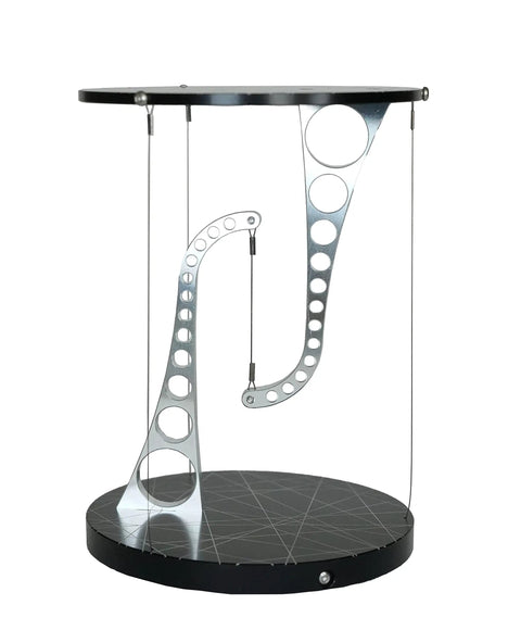 Dope Floating Tensegrity Table Black CNC Machined Aluminum Desk With Adjustable Cable Tension And Easy Assembly Modern Minimalist Design
