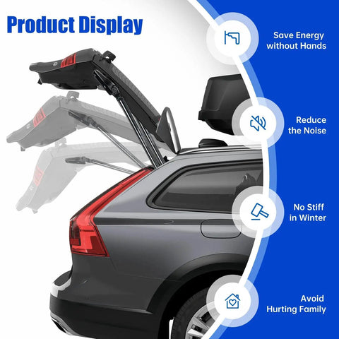 Heavy Duty Rear Hatch Shock Struts And Tailgate Lift Supports For 2010 2014 Subaru Legacy Outback Wagon displayed on vehicle rear hatch.